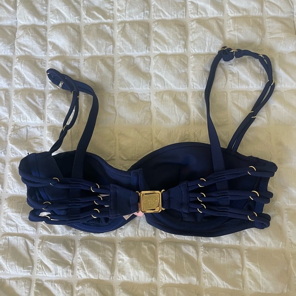 Agent Provocateur Blue Swim Bra with Underwire - Picture 3 of 8